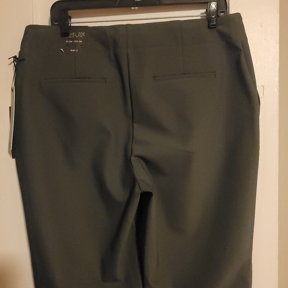 Rachel Zoe Olive Green Skinny Leg Pants - Picture 2 of 6